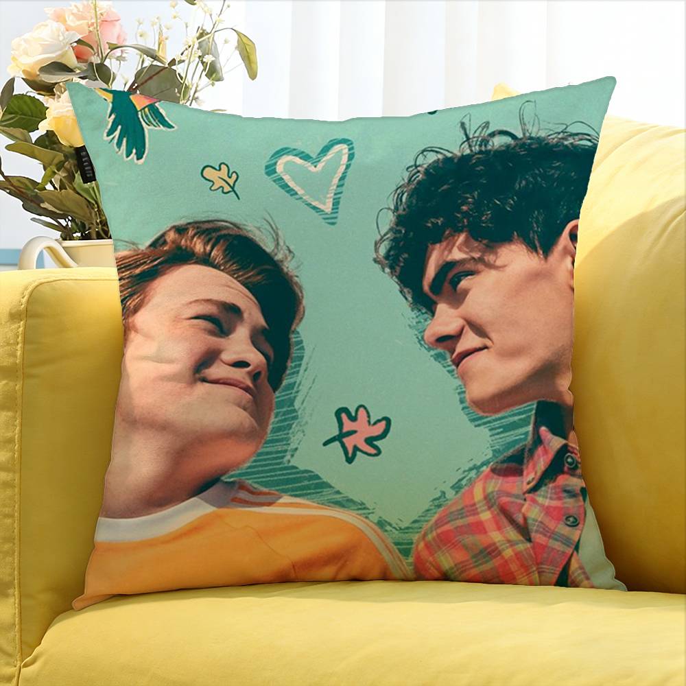 HHeartstopper Nick Charlie World Various Sizes Square Pillow Case For Car Home Bedchamber Decor