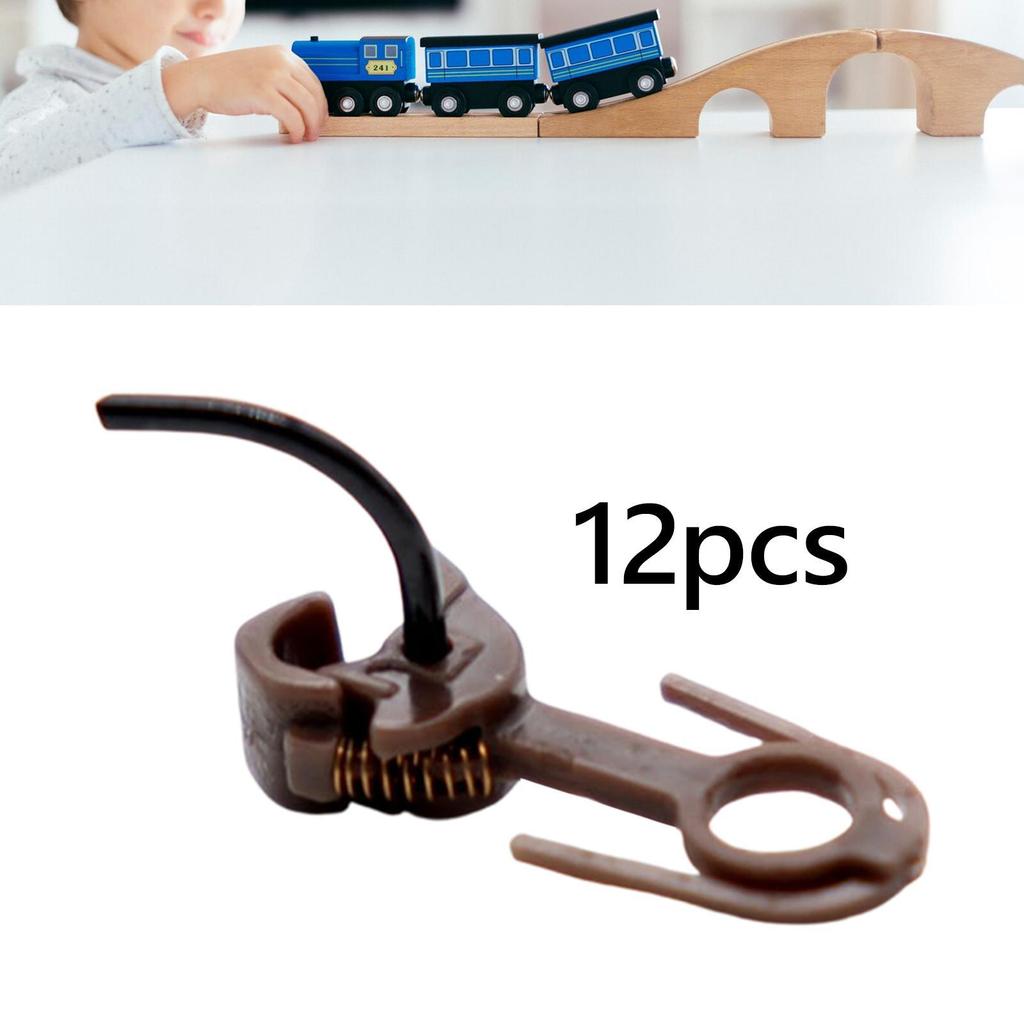 12Pcs Model Trains HO Scale Couplers,Trains Hook,Train Accessories Railway