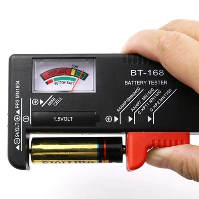 Батареи BT-168 AA/AAA/C/D/9 В/1,5 В, универсальный таблеточный аккумулятор, измеритель с цветовой кодировкой, индикатор напряжения, тестер, проверка мощности BT168