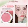 Cute Monochrome Blush Mashed Potatoes Rouge Nature Expansion Brightening Repair Students Look White and Flat Price with Mushroom Powder Puff