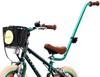 Kids Green LOVEL 14" Steel Bike with Training Wheels, Basket & V-Brakes
