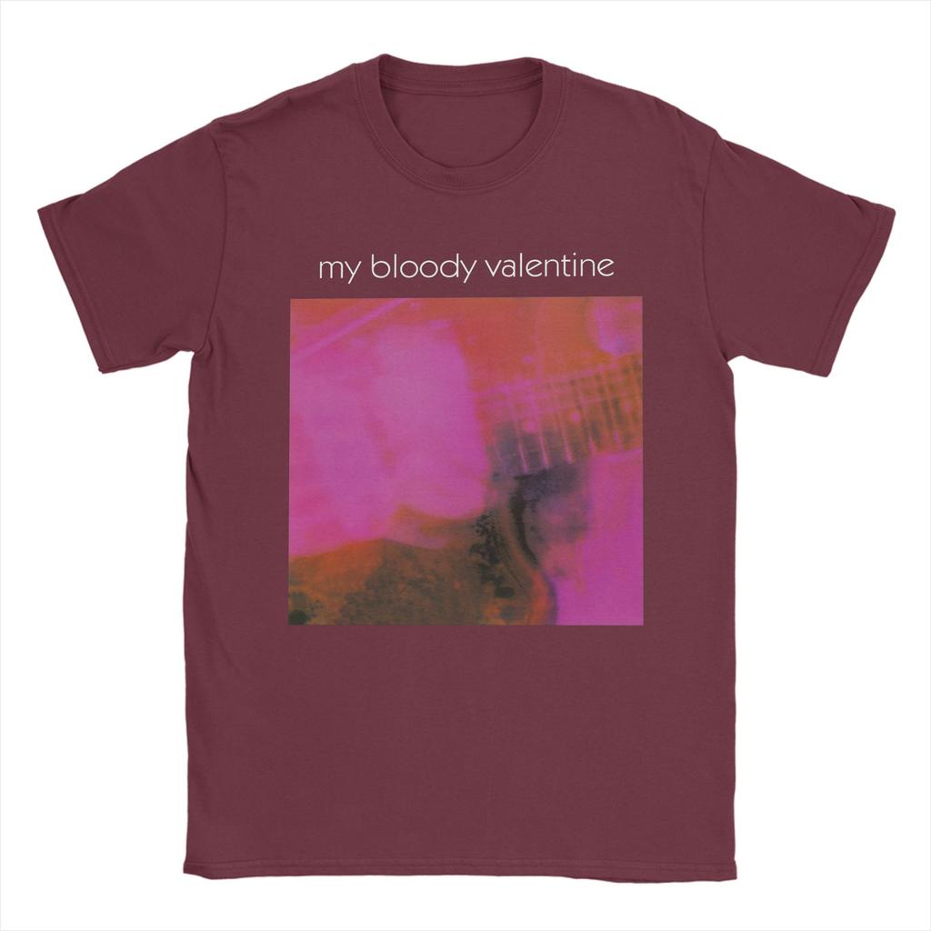 Футболка My Bloody Valentine для мужчин 100% хлопок Хипстерские футболки Круглый вырез Короткий рукав Топы Идея для подарка