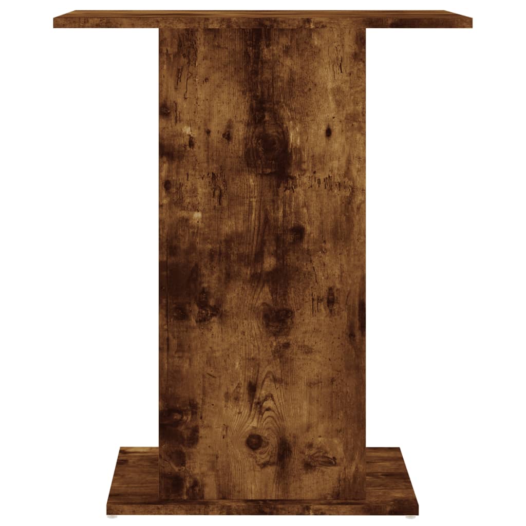 Aquarium Stand Smoked Oak Finish 60.5 x 36 x 72.5 cm Engineered Wood