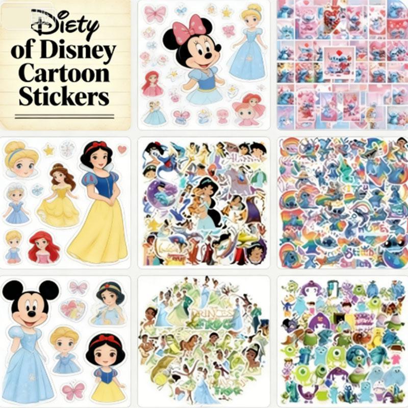 50 шт. Различные наклейки-граффити с персонажами мультфильмов Disney, 3D наклейки «История игрушек», водонепроницаемые наклейки для телефона, ноутбука, багажа, DIY, игрушка для детей
