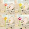 Plush Sunflower And Rose Floral Bundle With Flexible Stems For Teen Bedroom Decor And Collectors