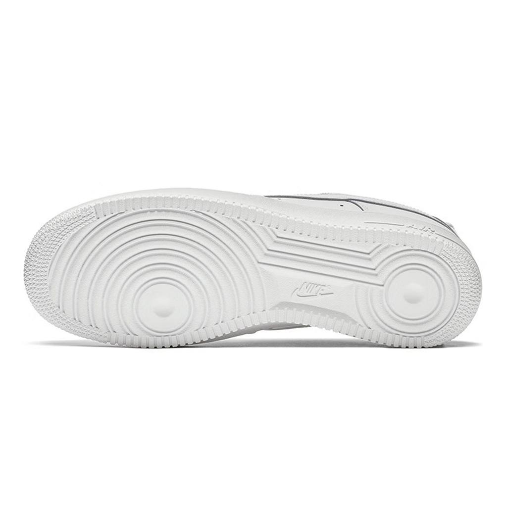 Nike Nike Air Force 1 Кожаные Устойчивые к истиранию Дышащие Низкие Кеды для скейтбординга Унисекс Белые Красные CW2288-111(Команда1895-)