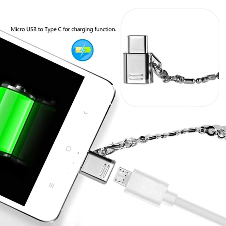 Разъем Micro USB к USB-C/штекер Type-C + металлический адаптер USB 2.0 к USB-C/штекер Type-C