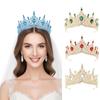 Украшения для волос Барочные Королевские Тиары Роскошная Корона Принцессы Изысканный Свадебный Головной Убор для Женщин Девушек