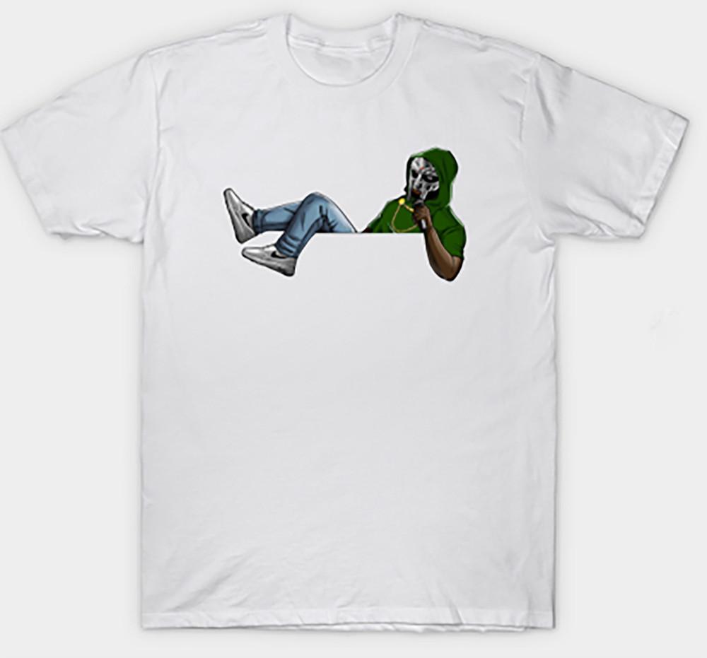MF DOOM MadVillain Хип-хоп Взрослый S-3XL Белый Фан-арт Унисекс Футболка