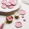 Round Wax Seal Stamp Flowers Sealing Wax Supplies Scrapbooking Sealing Wax  Gift Packaging Cards
