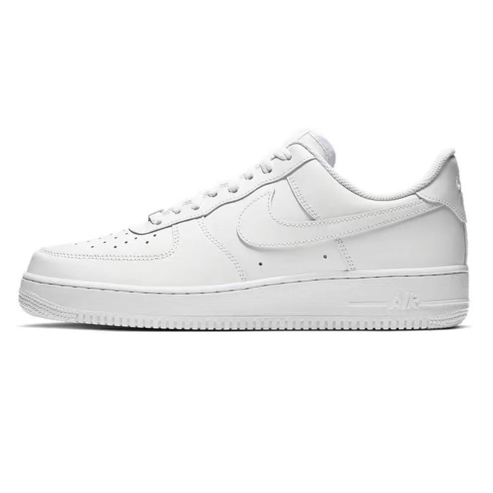 Nike Air Force 1 Air Force 1 Thermal Abrasion Resistant Slip Resistant Low top Skateboard Shoes Unisex White CW2288-111(Team1907-)