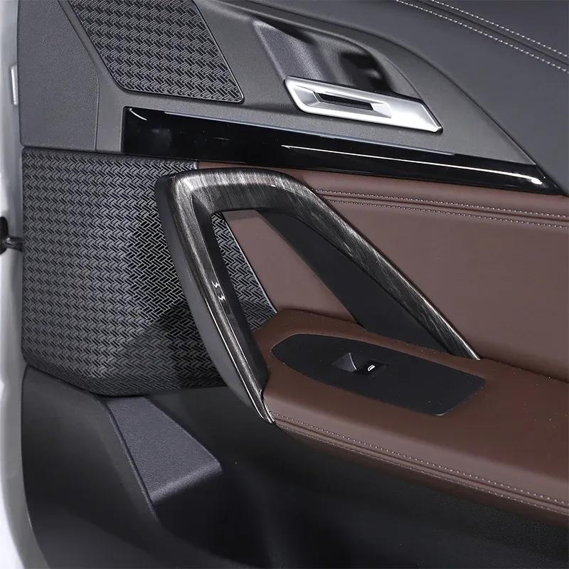 For BMW X1 IX1 U11 -2025 ABS Carbon Fiber Car Door Handle Cover Trim Interior Car Accessories