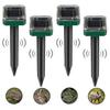 Solar Mole Repellant-4 Pieces, Pest Control, Waterproof Solar Mole Control