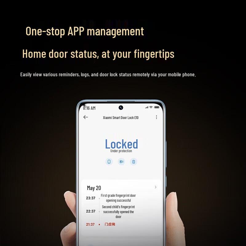 Xiaomi E10 Smart Fingerprint Door Lock
