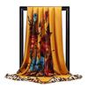 Vogue Foulard Satin Square Silk Scarf Scarfs High Quality 1PC 90*90cm Shawl Scarves Elegant Popular Women