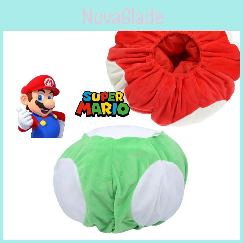 Cute Green And Red Mario Hat Plush Toy Doll For Kids And Adults