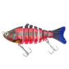 Popular multi-section hard lure bait, artificial bait, fishing tackle, lure bait for bass and mandarin fish, cross-border fishing bait