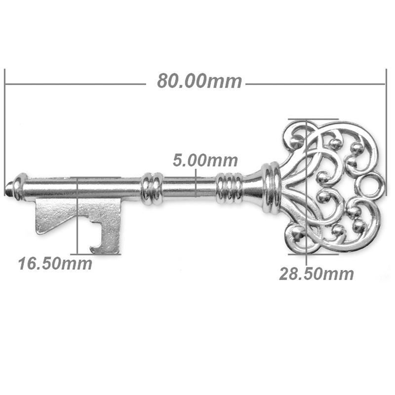 Metal Bottle Opener Kitchen Tool Bar Barware Key Shaped