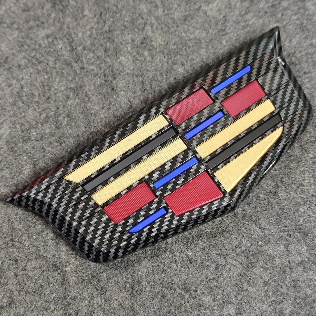 AABHY1 Metal New Car Front Hood Grille Emblem Rear Trunk Badge Cover for Cadillac CT4 CT5 XT5 XT6 XTS ATS-L Sticker Accessories