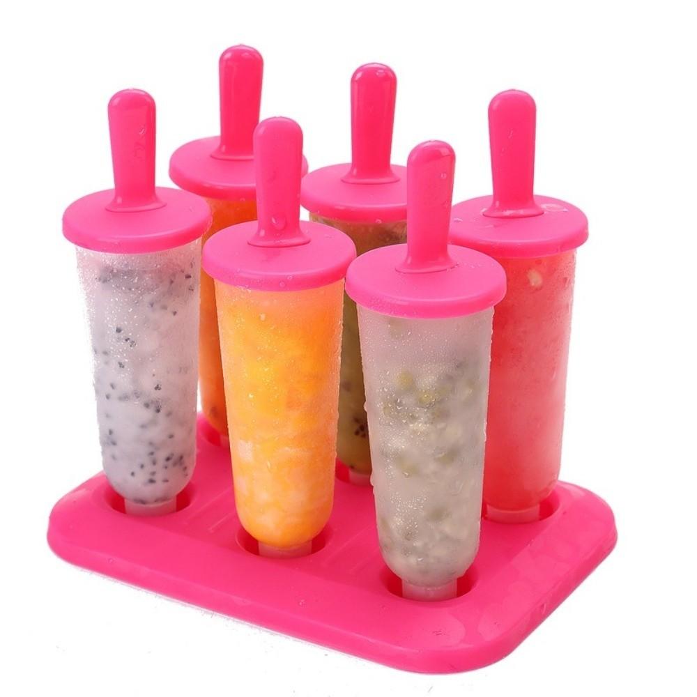 Food Grade Plastic Ice Cream Molds Easy To Fall Off DIY Ice Cream Tools Popsicle Mould DIY