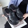 Fashion Women's Chunky Platform Clogs Thick Bottom Eva Wedge Sandals for Women 2025 Summer Non Slip Beach Slides Breathable Garden Shoes