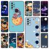 Cute Astronaut Earth Phone Case For Samsung Galaxy A21 A30 A50 A52 S A13 A22 A32 A33 A53 A73 5G A11 A12 A31 A51 A70 A71 A72