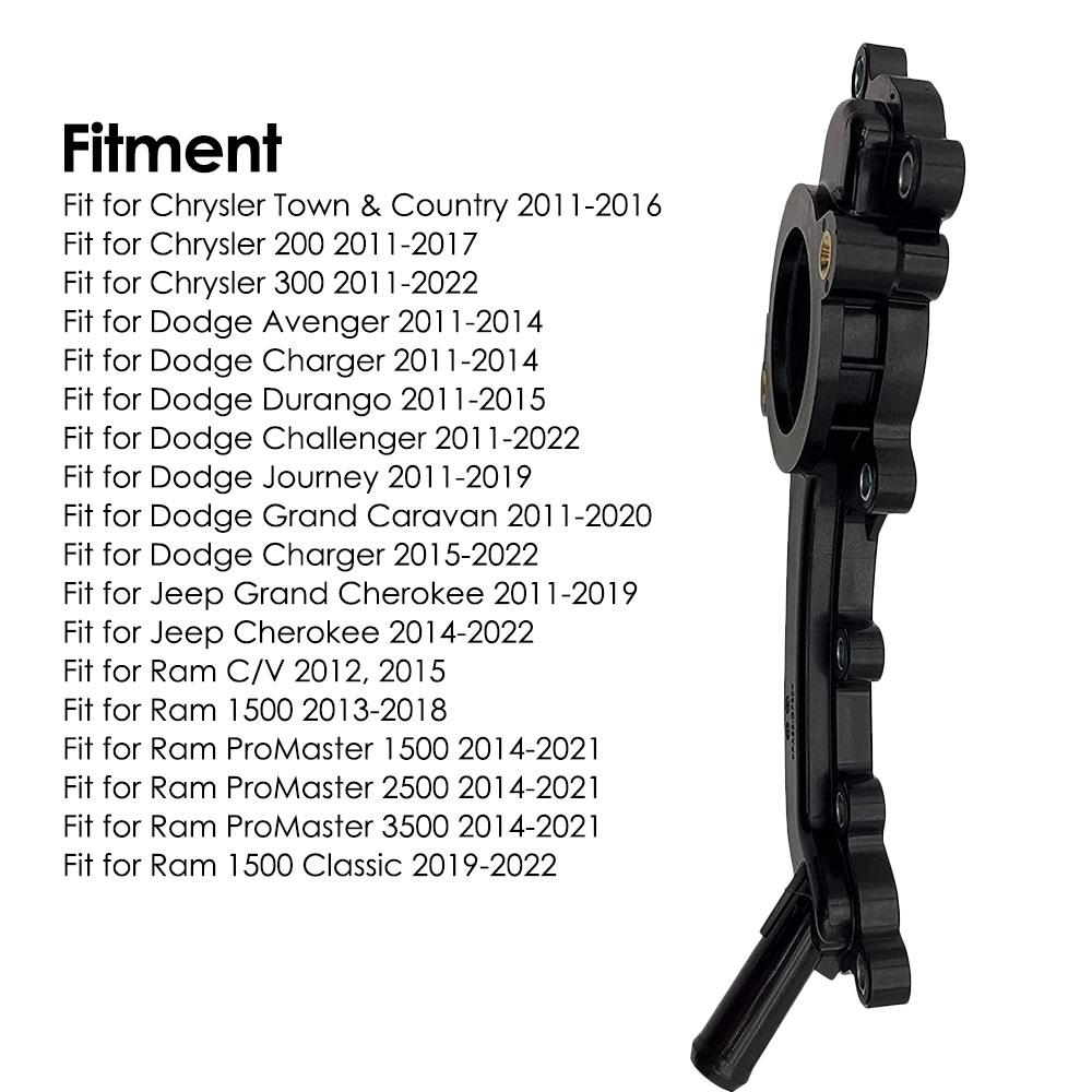 1 шт. Корпус термостата, выпускной патрубок для воды 5184653AF для Jeep Grand Cherokee 2012 2013 2014 2015 Автомобильные аксессуары