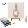 Stress Relief Creative Hobby DIY Mosaic Art Kit, Fantasy Circular Door Tile Craft Diy Kit Sea Glass for Adults Beginners, Handmade Gift Personalized