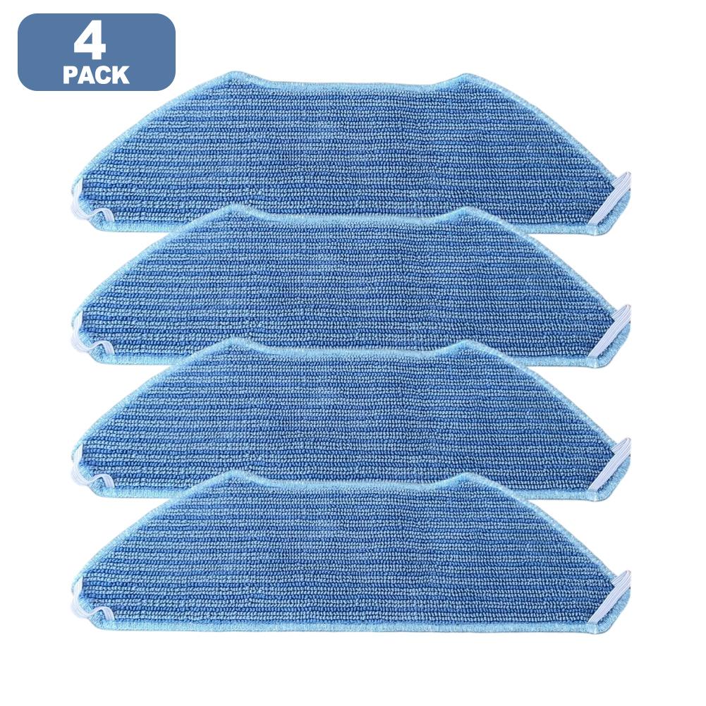 4/10pcs Washable Reusable Mop Cloth For Lefant M1 / M2 / M2S / U180 For OKP K8 Vacuum Cleaner Cleaning Appliance Accessories