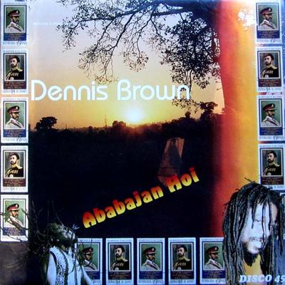 12-дюймовая пластинка DENNIS BROWN Ababa Jan Hoi JW058 JW Records 1987 US Reggae Ska Dub Б/у