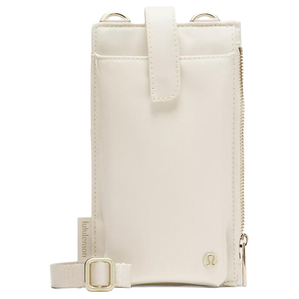 Lululemon Adjustable Shoulder Strap Crossbody Phone Bag Unisex Shoulder Bag Light-Ivory LU9CWTS-033454