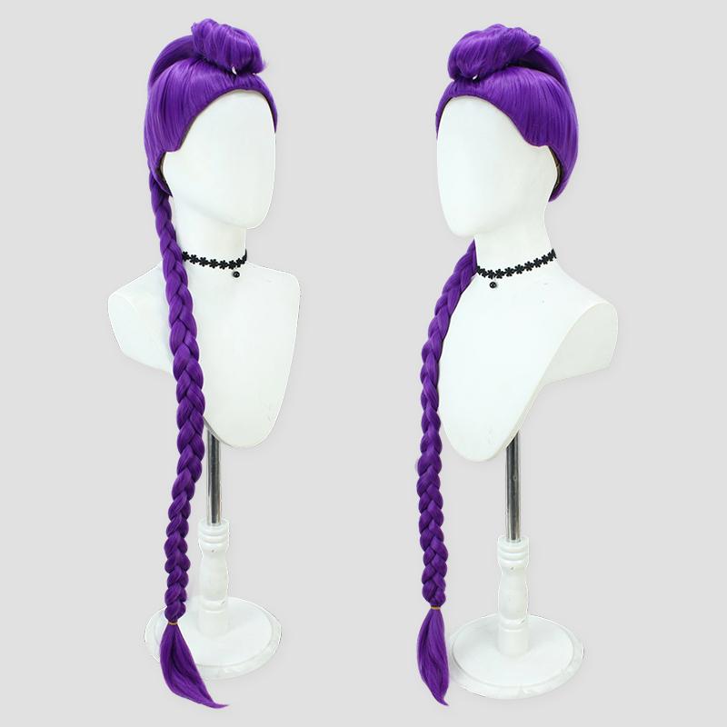 Аниме K-Pop Охотники на демонов Руми Мира Зои Малышка Косплей Парик Саджа Головной убор для мальчиков K-Pop Аксессуары для костюма Волосы Реквизит для Хэллоуин-вечеринки