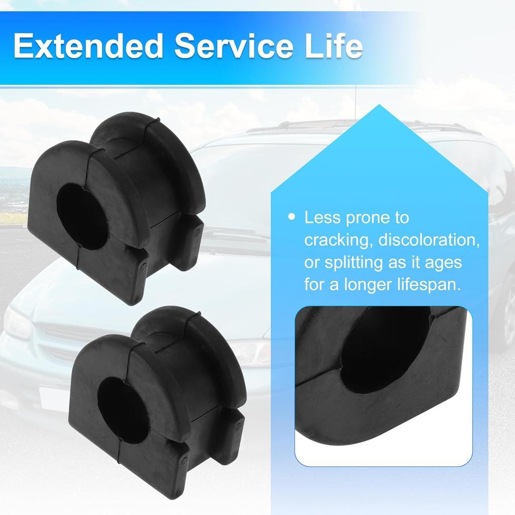 No.K200334/25918986 Front Left Front Right Stabilizer Sway Bar Bushing Kit for CHEVROLET EQUINOX 2010-2017 Rubber Suspension Kit Black 2 Pcs