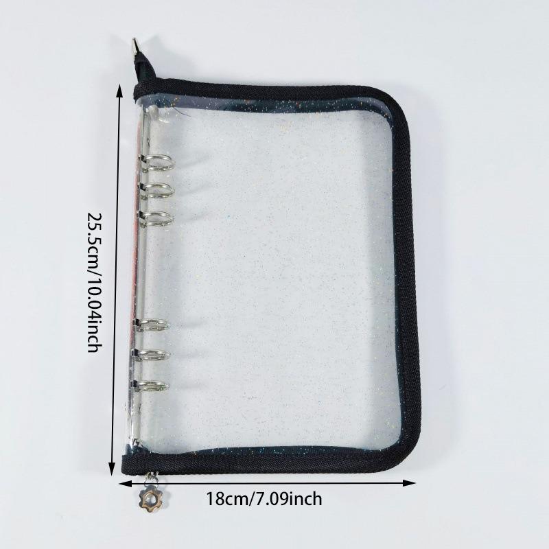 Zipper Album A5 Binder 30 Sheet Kpop Photocard Collect Book Photo Cards Organizer Notebook With 30PCS Sleeves School Stationery