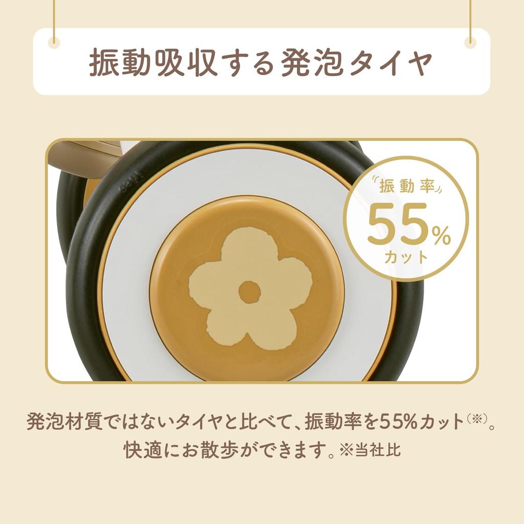 Трехколесный велосипед Ides Natural Trike с подставкой для ног, толкателем и защитной дугой для детей и малышей [официальный] Шаг, (Миффи)