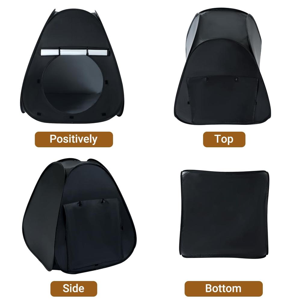 Black Out Tent Portable For Relieving Children's Stress Anxiety,Kid Playhouse For Reading Sleeping Stay Calm Foldable Quick Assembly
