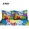 Комплект постельного белья «Цифровые блоки Numberblocks» с активной печатью для современного декора спальни