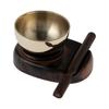 Mini Buddhist Bell Set, Perfect for Modern Buddhist Altars. Perfect for Pet Memorials. Includes a Bell, Bell Stand, and Bell Stick. Kodachi Black and