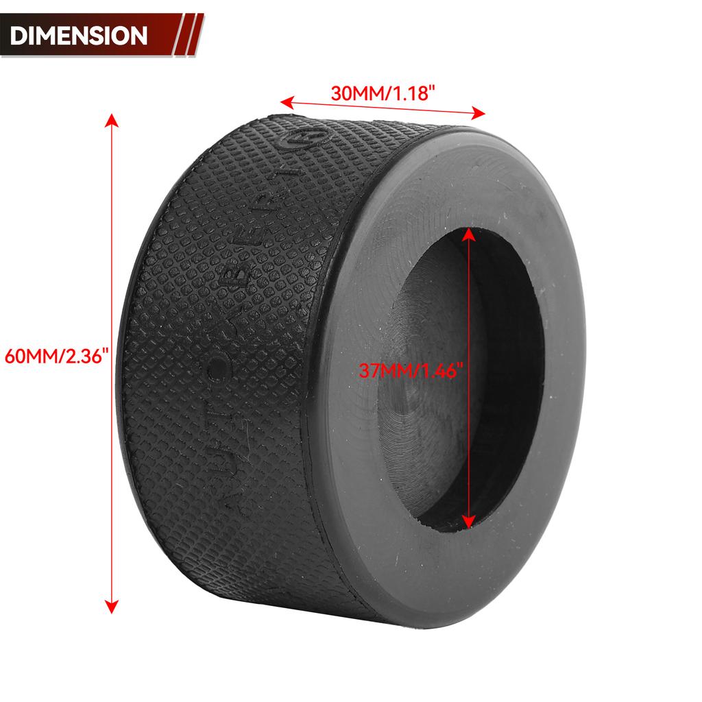 Универсальный домкрат для бутылок, резиновая прокладка, противоскользящий адаптер, опорный блок, инструмент для подъема автомобиля для 10 т домкратов для бутылок, точки ремонта 37 мм