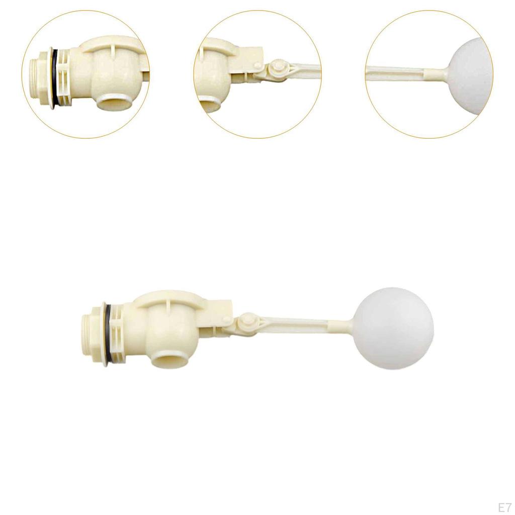 Float Ball Valve Automatic Fill Compact,Sturdy,with Adjustable Arm,Water Level Control for