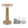 Vintage Metal Desk Lamp USB Rechargeable Touch Table Lamp Bedside Night Light for Bar KTV Hotel