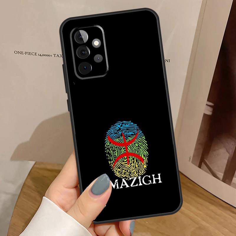 Amazigh Symbol Berber Academy Funda For Samsung Galaxy A15 A25 A35 A55 A52 A32 A12 A14 A34 A54 A51 A71 A53 A13 A33 Case