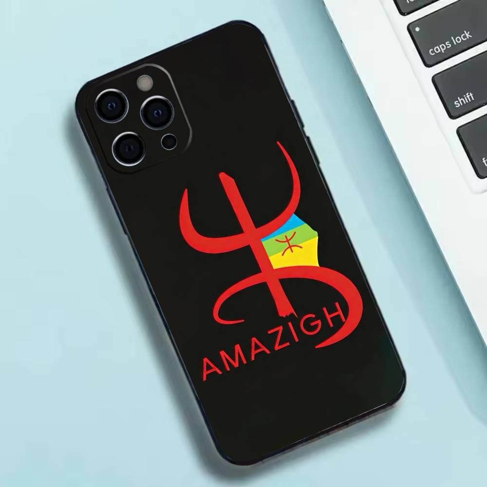 Амазигский символ Чехол для телефона Силиконовый Мягкий Для IPhone 17 16 15 14 13 12 11 X XR Plus Pro Max Plus