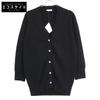 TOYOBOSHI Ito-Ki KURO Black 11IT-PC2504 Cashmere 100 Cardigan Tops F blackUsed