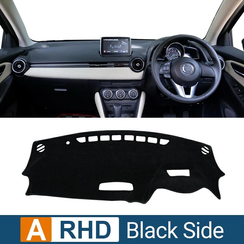 Для Mazda 2 DJ DL 2015 2016 2017 2018 2019 2020 2021 2022 2023 крышка приборной панели автомобиля, защитный коврик от солнца, анти-УФ-излучения