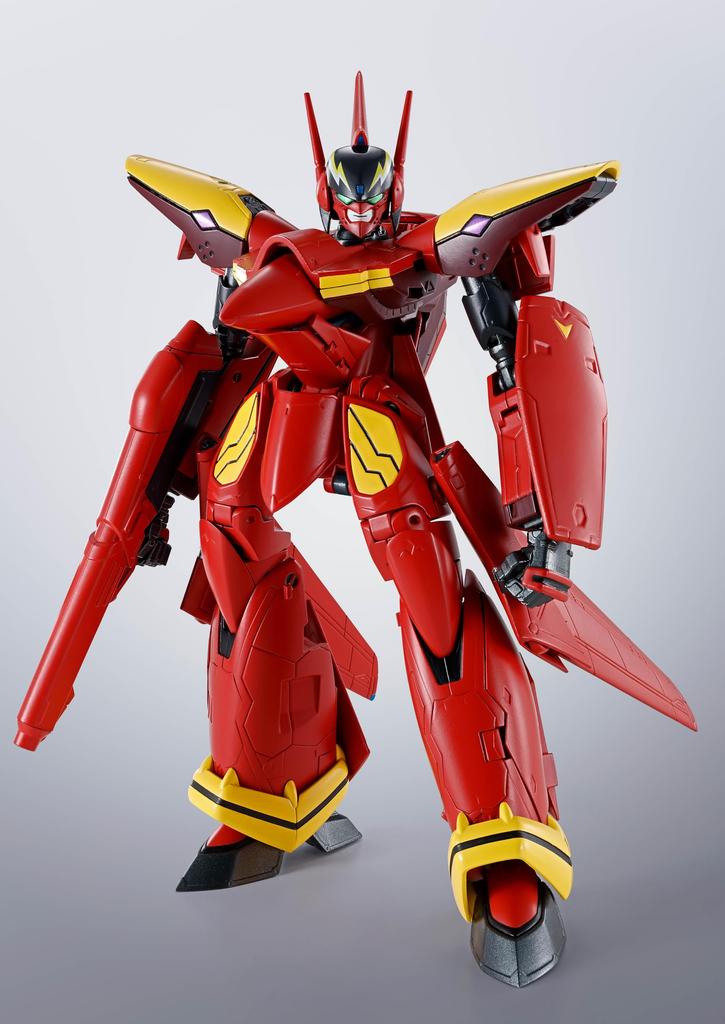 TAMASHII NATIONS R Macross 7 Kai Fire Valkyrie 150mm Painted Movable Figure HI-METAL VF-19 Approx. PVC&ABS&Diecast