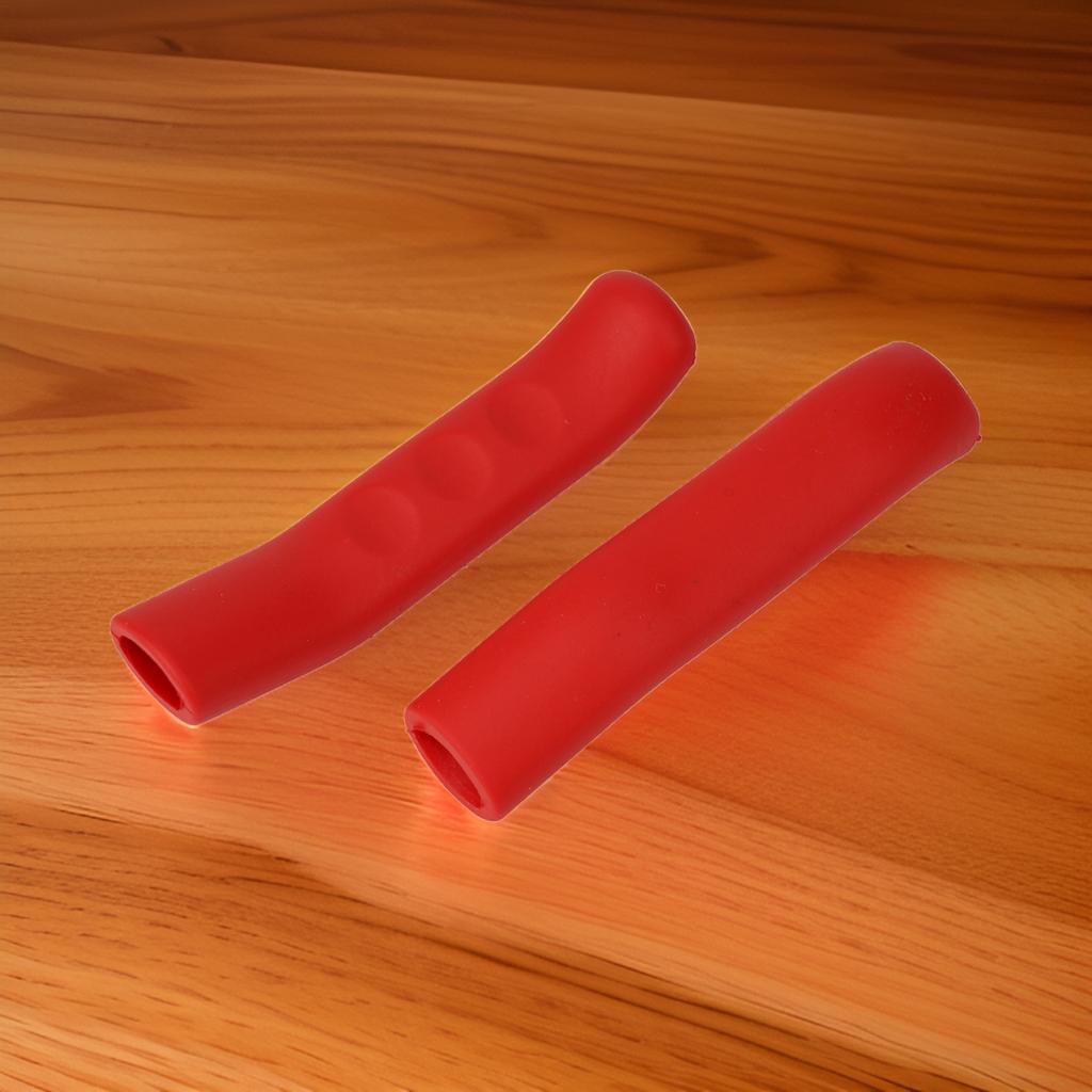 Silicone Anti-slip Bicycle Brake Lever Cover Handle Sleeve Grip Protector 1 Pair