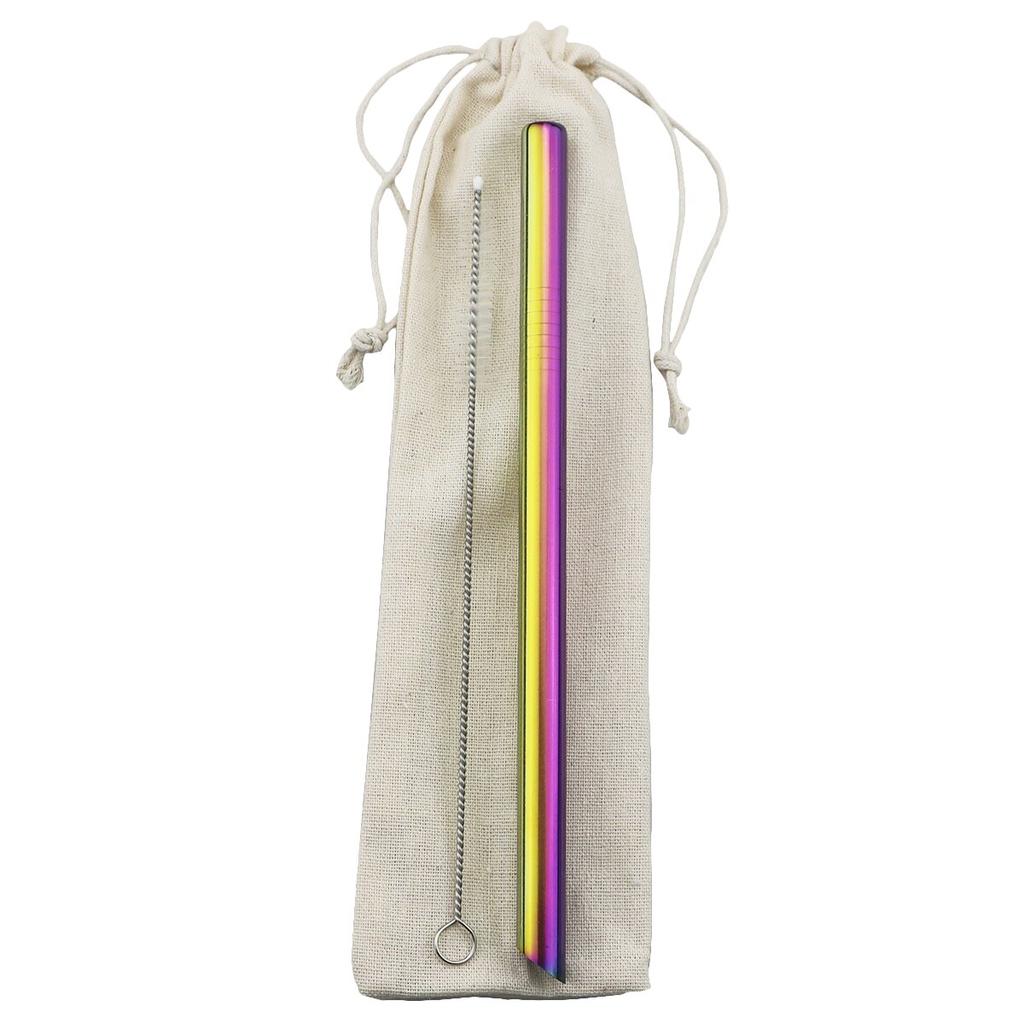 Metal Drinking Straw Set Reusable Straw 18/10 Stainless Steel Straw Wide 12mm Pearl Milkshake Bubble Tea Straw Party With Brush