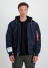 Зимняя куртка Alpha Industries MA-1 Zip Jacket (118101) dark blue