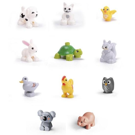 Yogoyo Baby Blocks DUPLO Compatible Figures Small Animals A 11-piece Set, Popular Toys In Korea